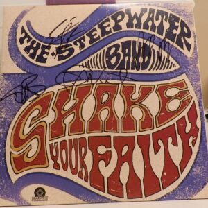 Steepwater Band- Shake Your Faith LP Signed Cover